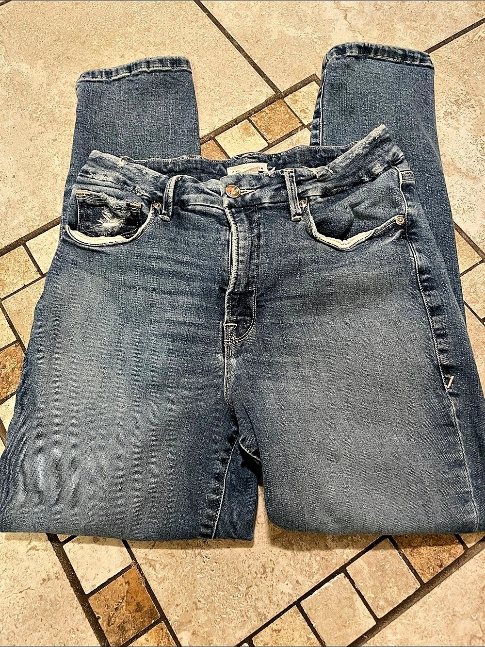 EUC Good American Good legs with side slit, size 10